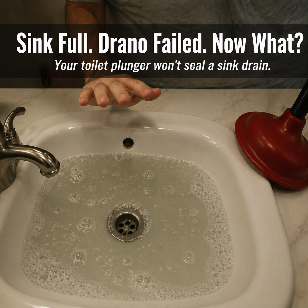 DrainMight™ — Clear Tough Sink Clogs Fast and Mess-Free