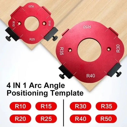 4-in-1 Aluminum Woodworking Positioning Template