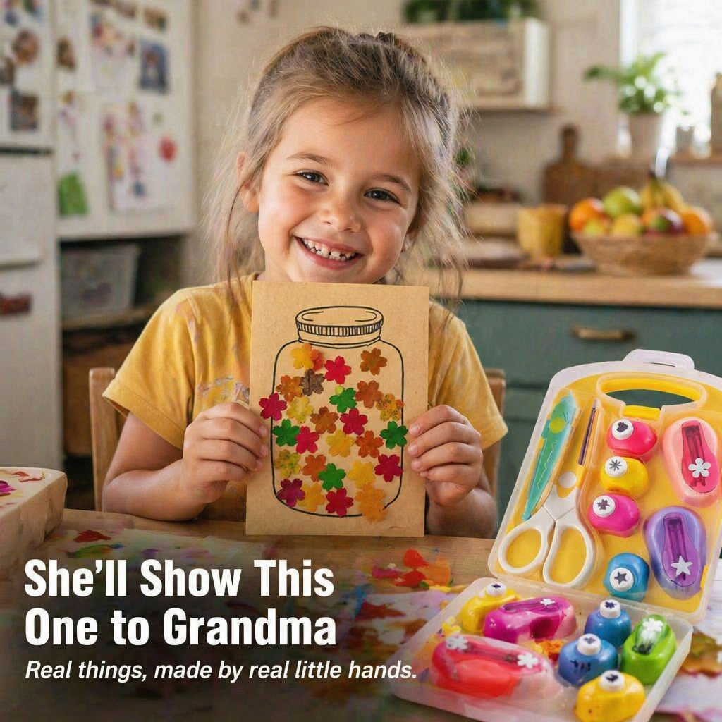 ImagiJoy™ — Punch, Snip & Create Their Path to Stronger Little Hands