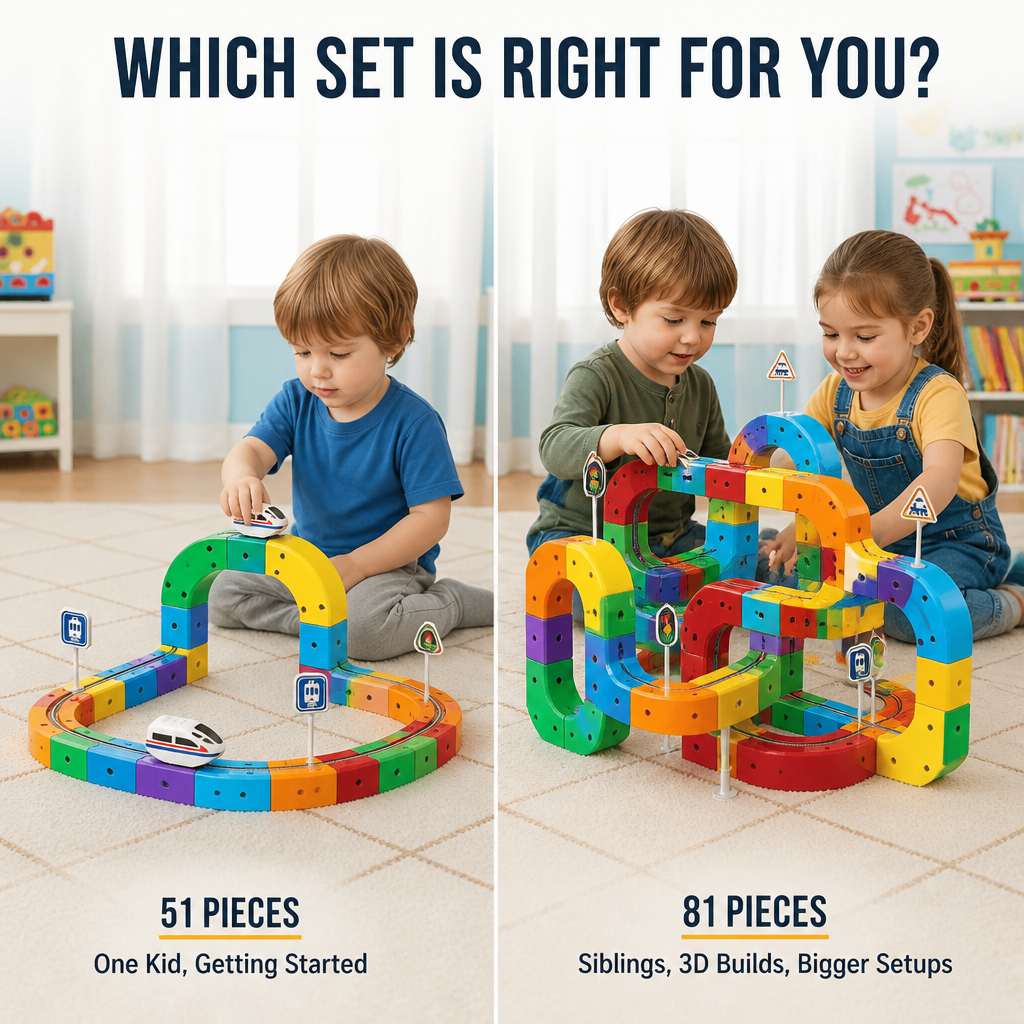 TurboTrail™ — Click-Together Cube Tracks That Keep Kids Away From Screens For Hours