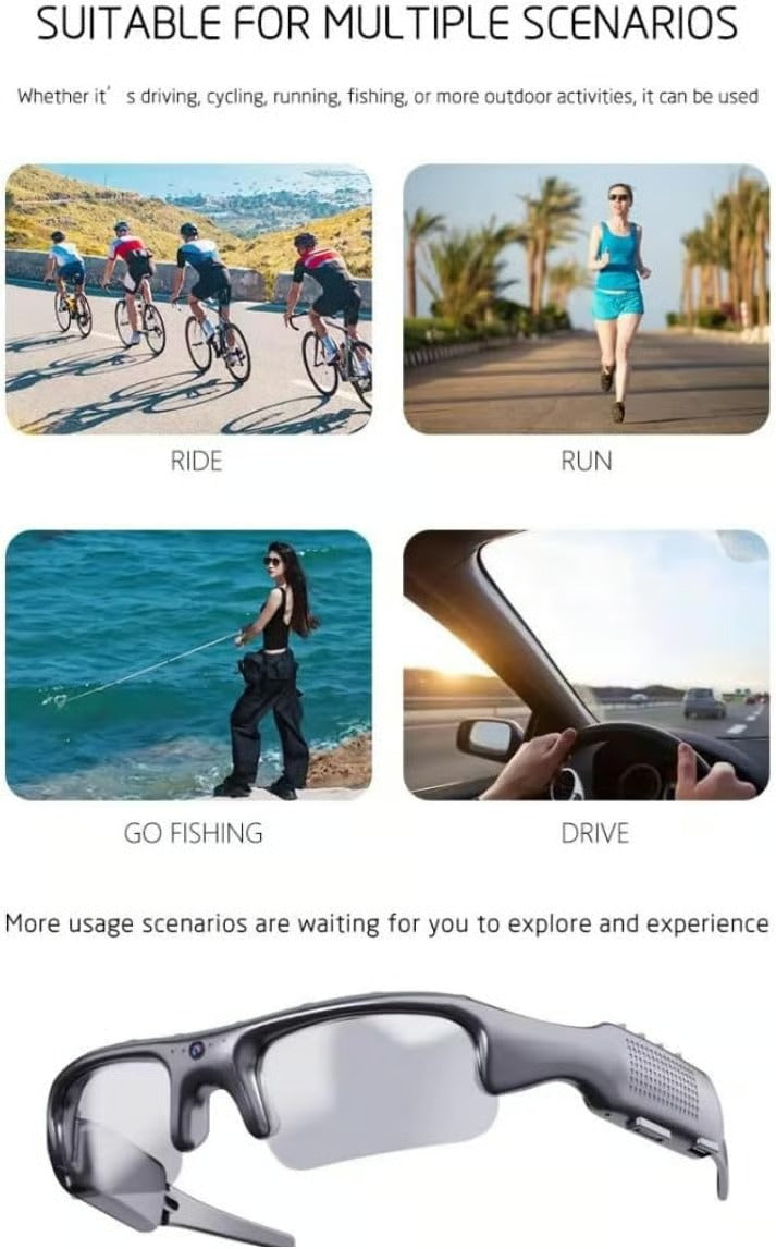 VisionEdge – HD Smart Sports Glasses with Camera