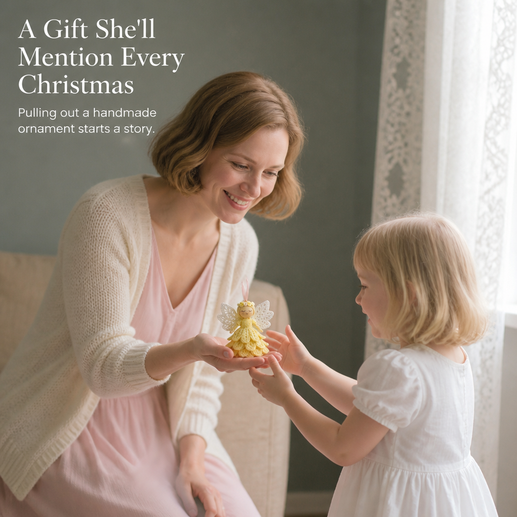 AmoraHalo™ — Knit a Small Cherished Angel That Speaks Beyond Store-Bought