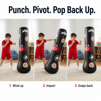 VivaKick™ — Turn Fierce Indoor Energy Into Punches That Snap Back