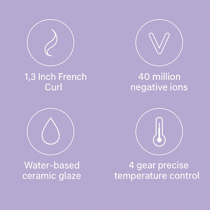 WaveAura™ Styler — Effortless, Frizz-Free Waves That Shine with Healthy Glow