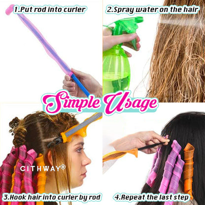 CurlMaster™ Wave Kit — Wake Up to Effortless, Damage-Free Curls That Turn Heads