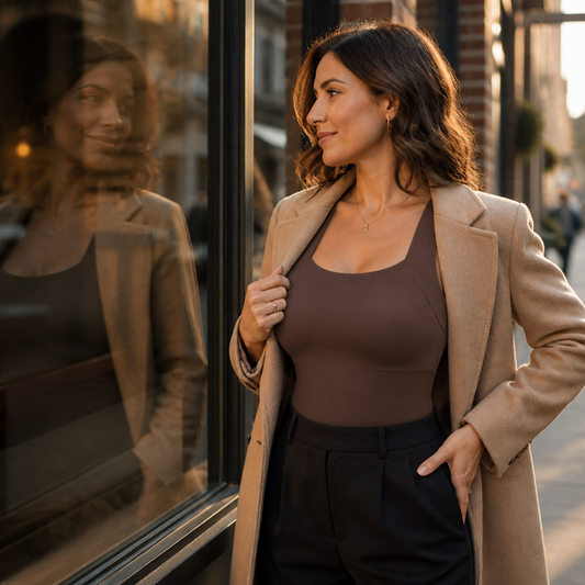 EmberaFit™ – Sleek Sculpting Tank Featuring an Integrated Shelf Bra