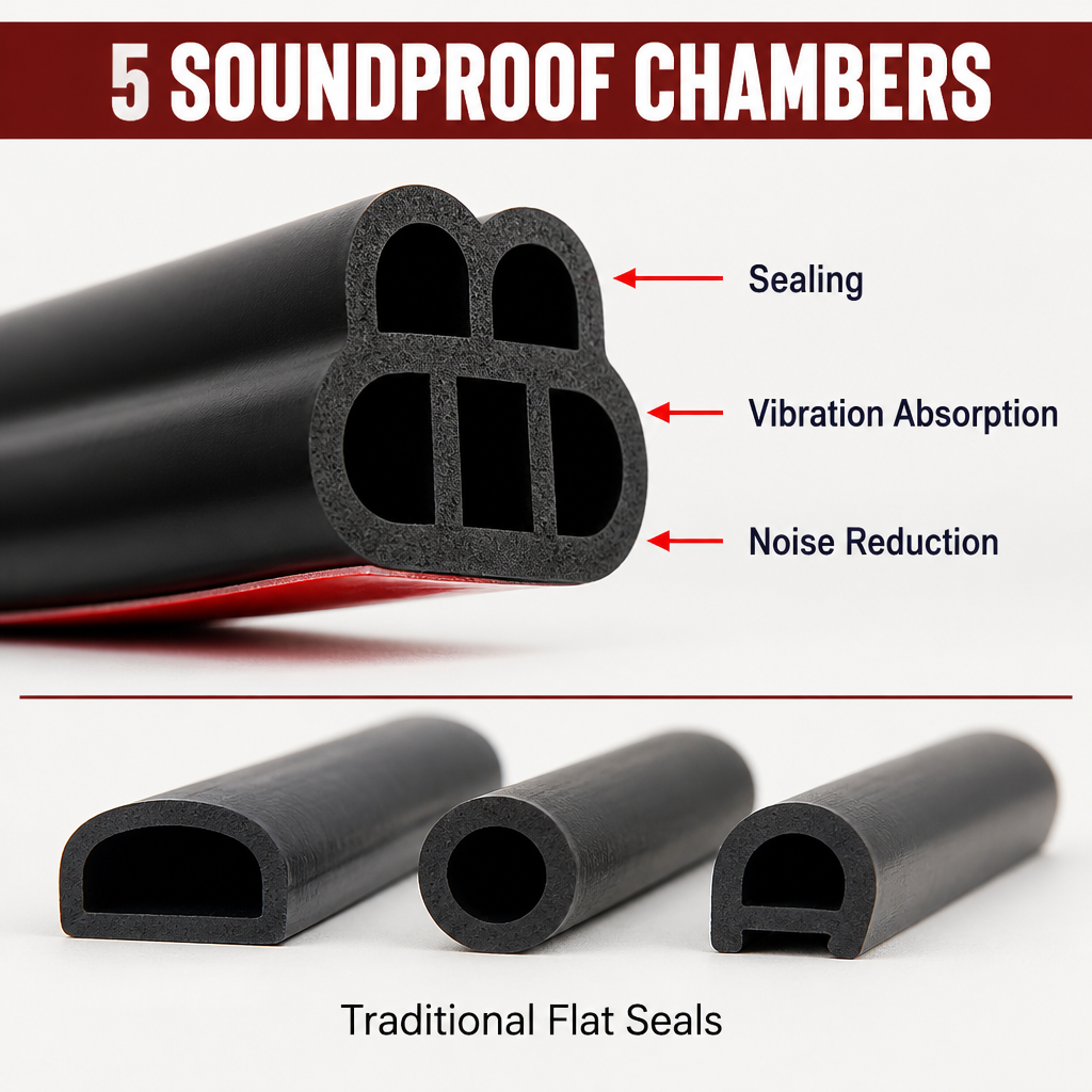 HushSeal™ — Cut Your Cabin Noise from 85 dB to 50 dB in Minutes