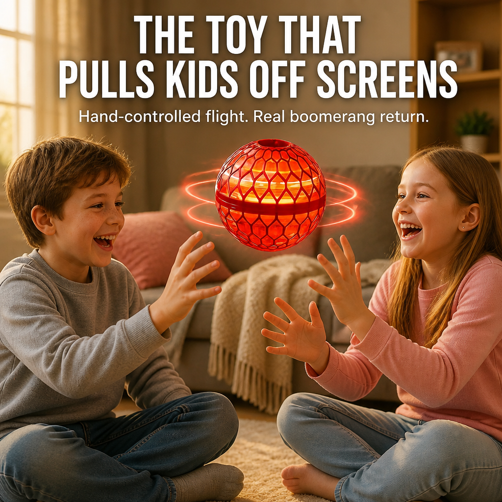 AeroLuxe™ Orb — Throw It, Float It, Boomerang It Right Back to You