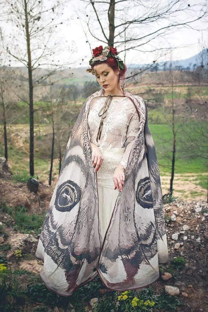 Mystical Cape with Moth Wings