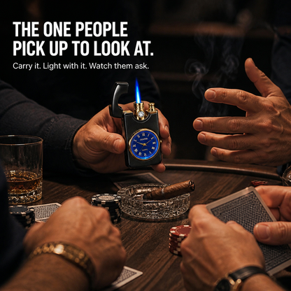 IgniteXcel™ — Light a Blue Torch Flame and Tell the Time with One Hand