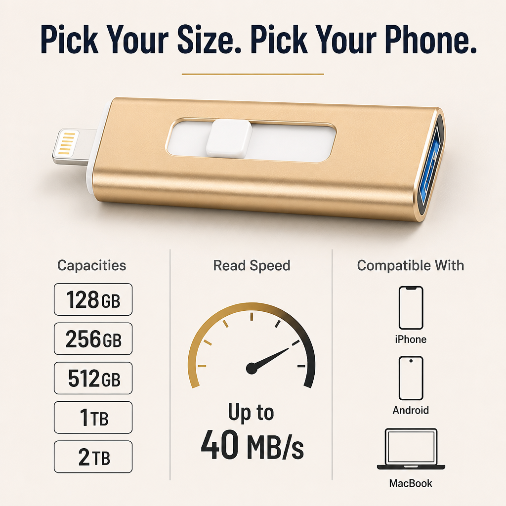FlashVault™ — Clear Space on Your iPhone Instantly Without Removing Any Photos