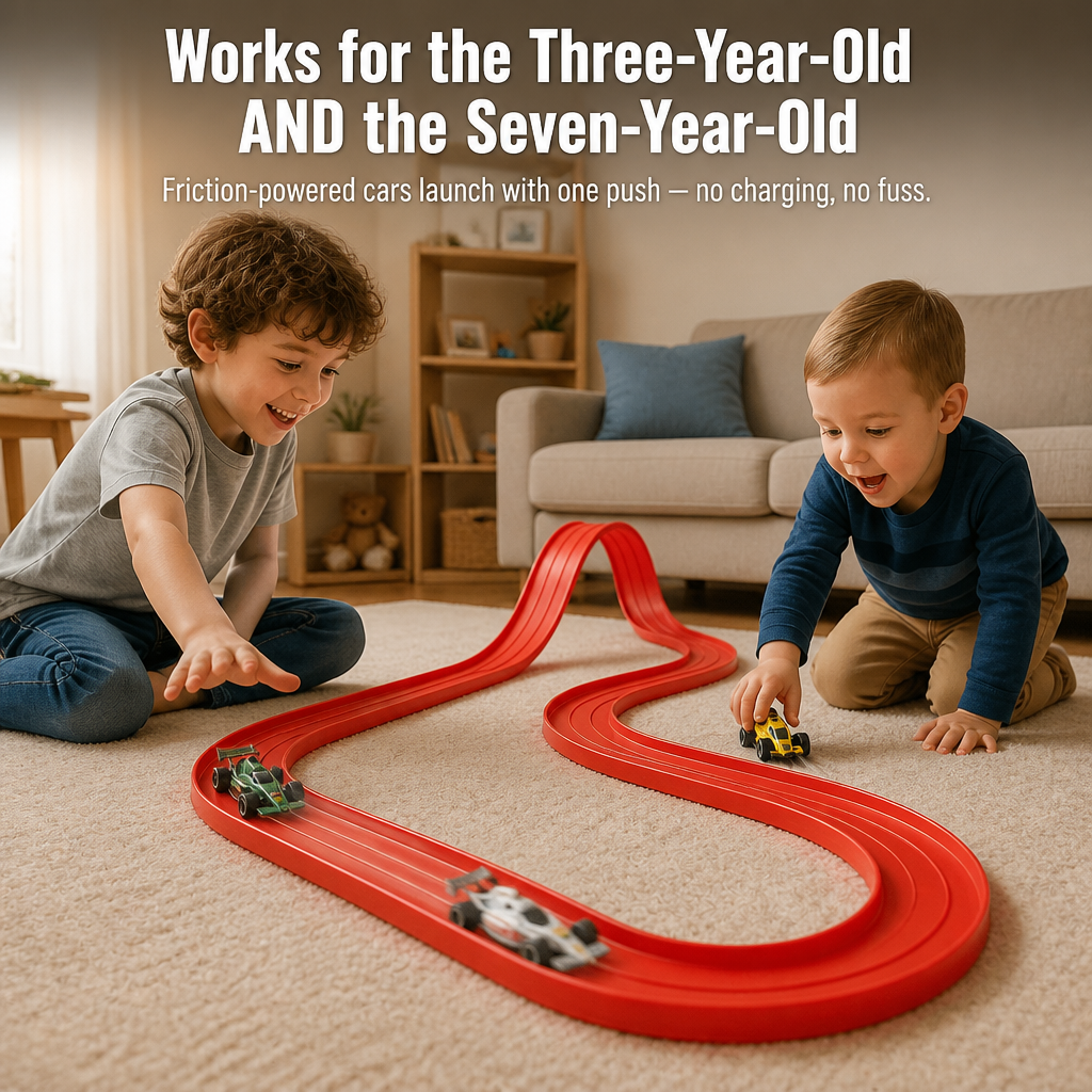 TurboTwist™ — Curve, Spin & Zoom Anywhere with No Batteries Needed