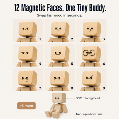 WoodMuse™ — Bring Home a Handcrafted Wooden Pal That Sways With Every Ride