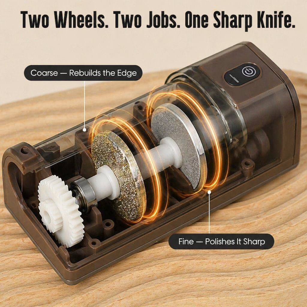 BladeCraft™ — Restore Dull Knives to Slicing Sharpness in 30 Seconds