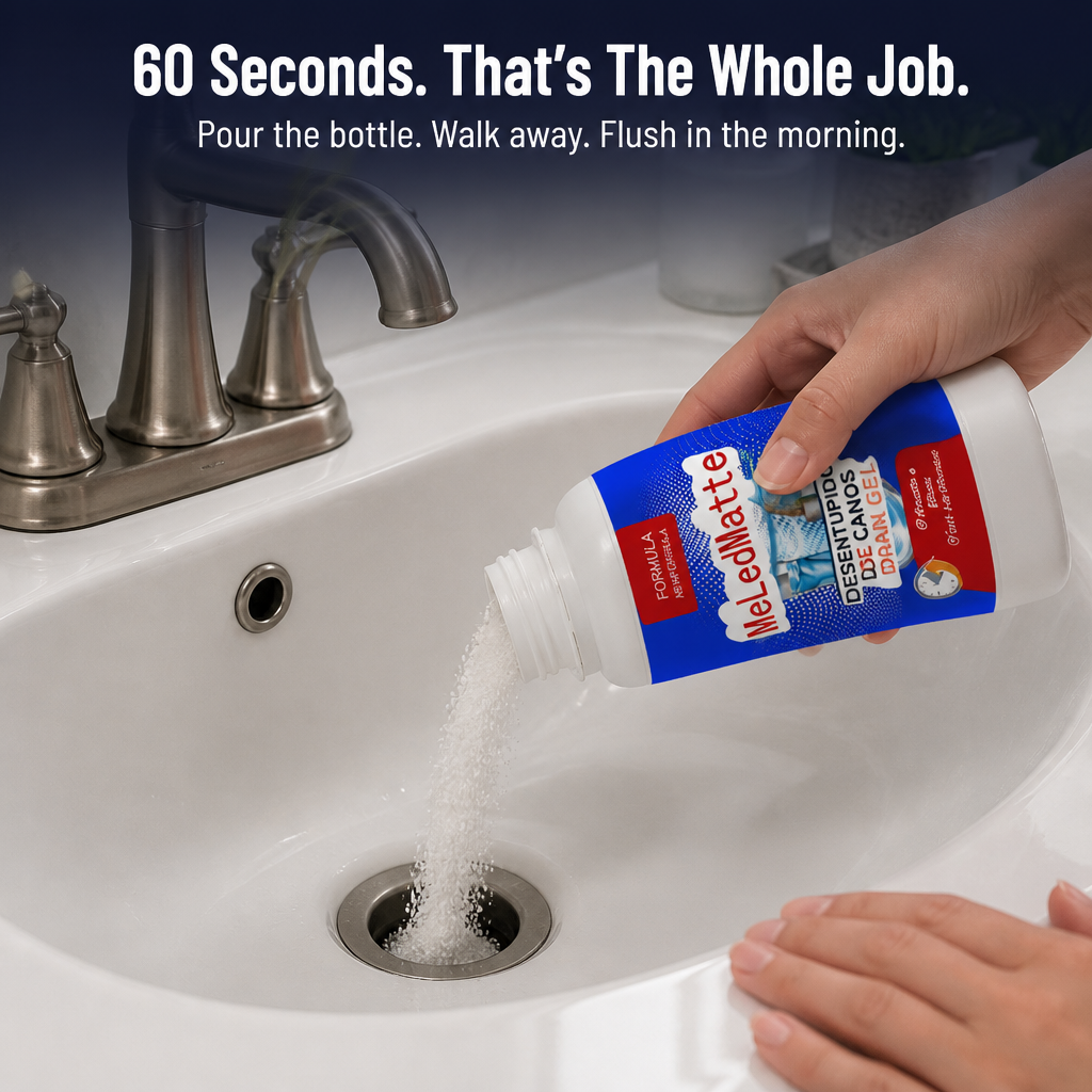 FlowForce™ — Break Down Hair Blockages Overnight Without Plunging or Dialing a Plumber
