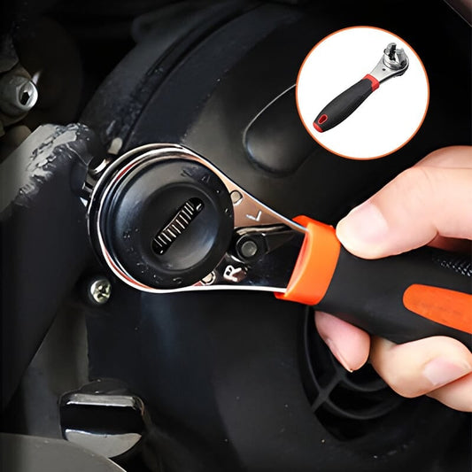 360° Rotatable Ratchet Wrench for Every Bolt Task