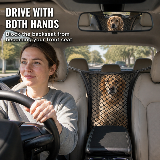 ShieldBarrier™ — Prevent Kids and Pets From Climbing Up Front While Driving