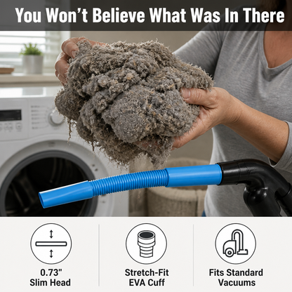DryVentEase™ — Extract Hidden Lint, Reduce Fire Hazard, Speed Up Drying