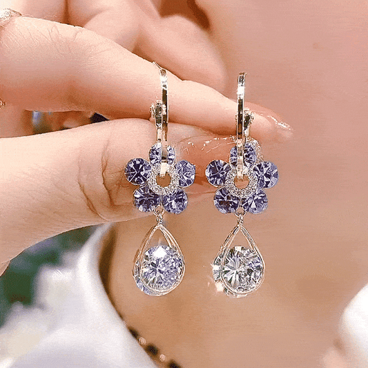 LumiFleur™ Crystal Earrings — Sparkle with Effortless Glamour That Turns Heads Everywhere