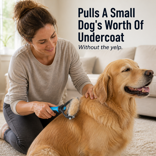 FurEase™ — Remove A Small Dog's Amount Of Undercoat Without The Yelping
