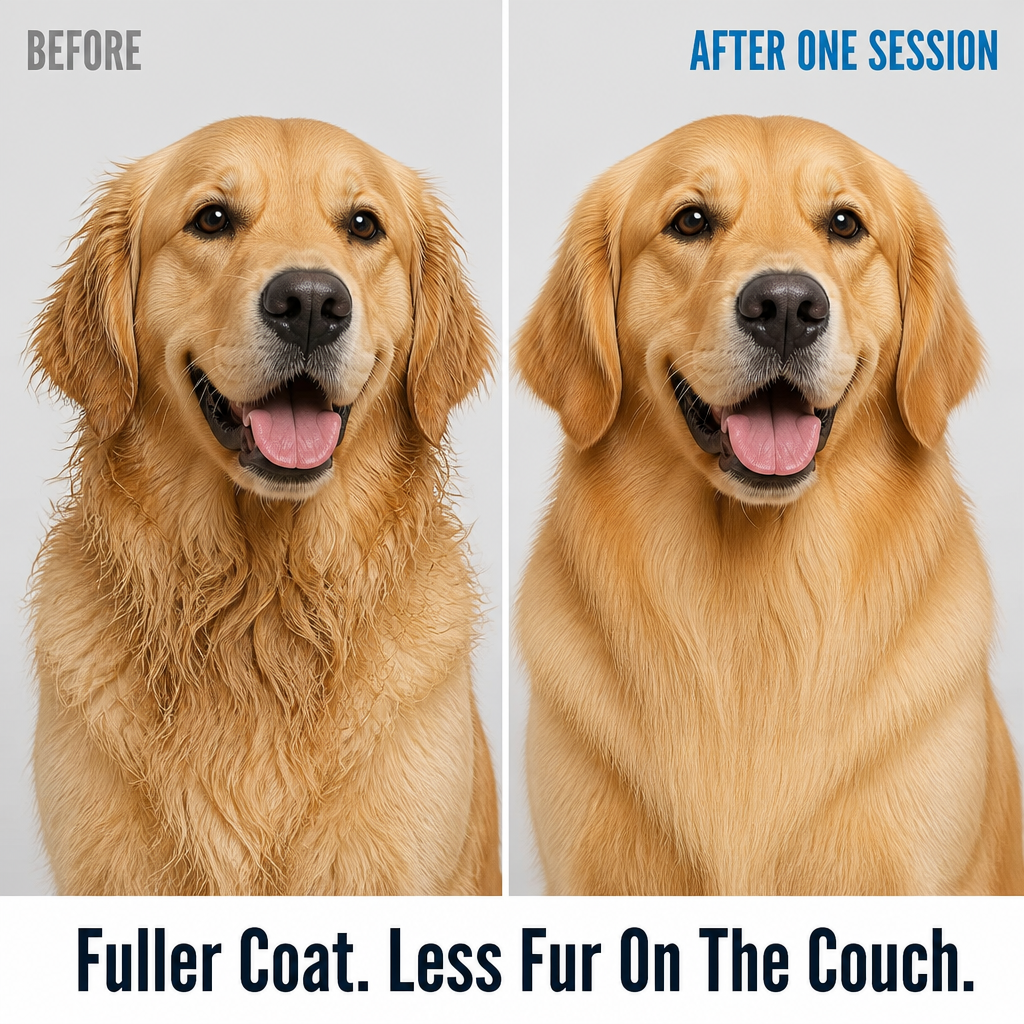 FurEase™ — Remove A Small Dog's Amount Of Undercoat Without The Yelping