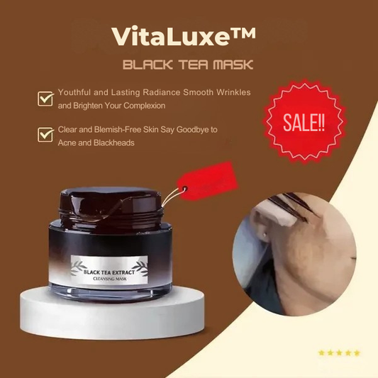 PureLush™ Black Tea Mask — Reveal Radiant, Youthful Skin That Commands Attention