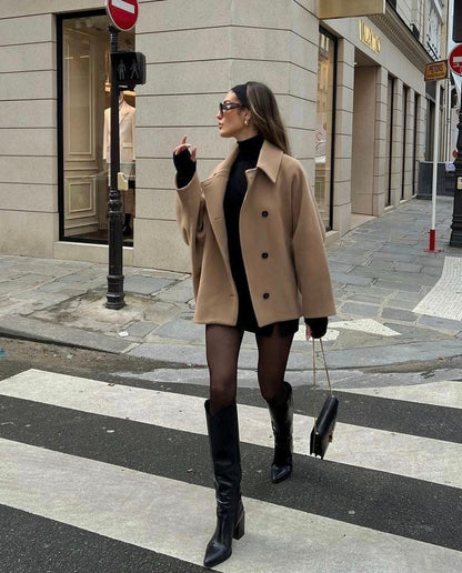 Jazzy | Stylish Oversized Wool Coat for Winter Fashion
