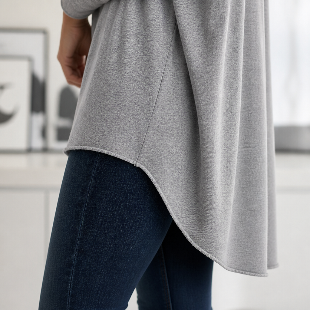 ElevéaComfort™ – Casual Loose Tunic Featuring Side Pockets