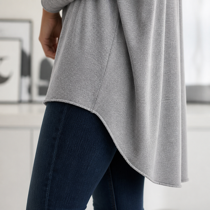 ElevéaComfort™ – Casual Loose Tunic Featuring Side Pockets