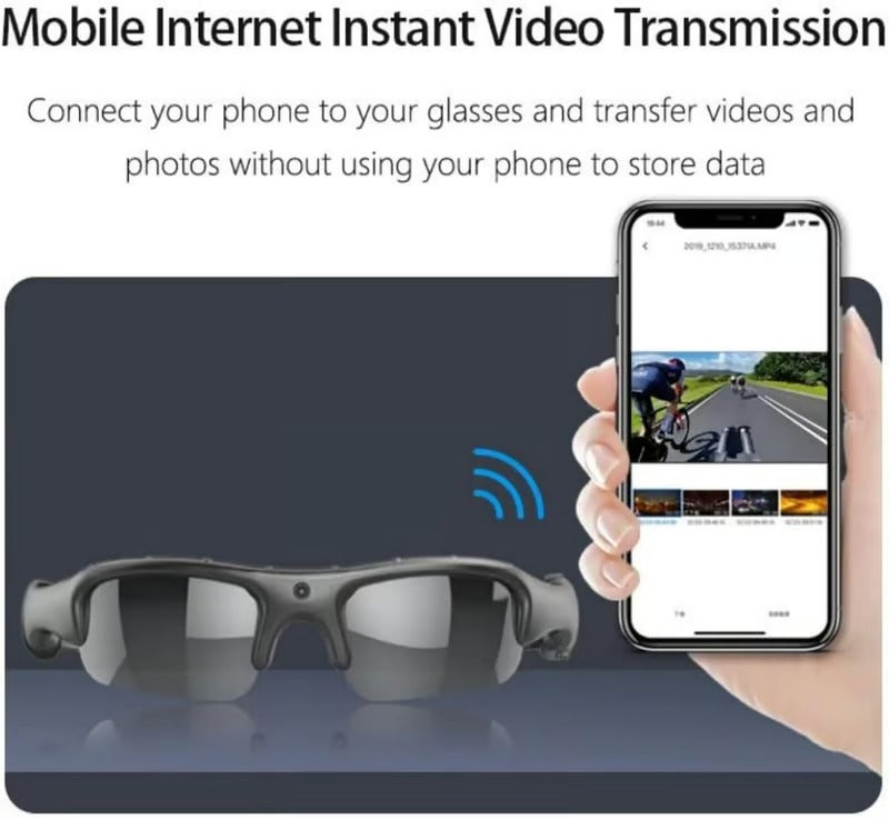 VisionEdge – HD Smart Sports Glasses with Camera