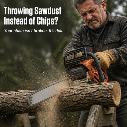 SharpEdgePro™ — Restore Any Blunt Chainsaw to Razor-Sharp Instantly