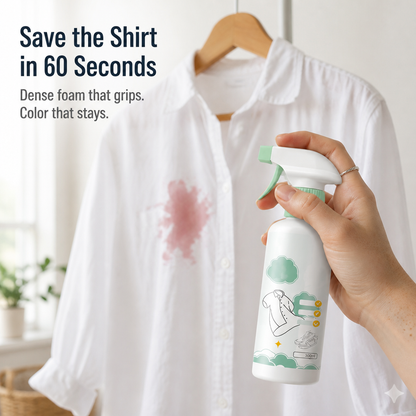 ReviveMist™ — Remove Set-In Stains from Silk, Cotton, and Wool Instantly