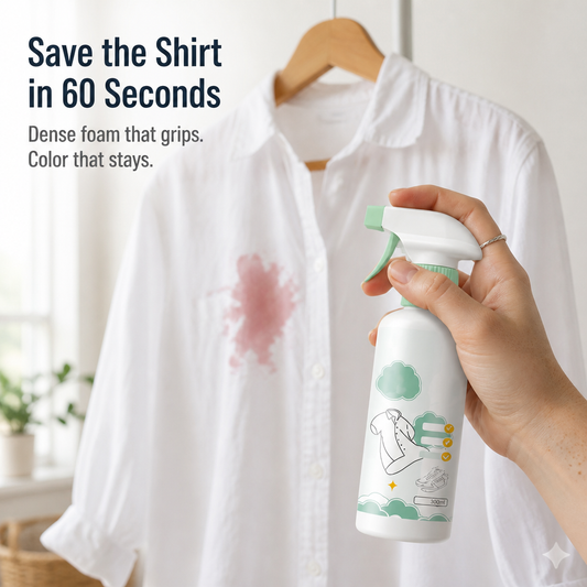 ReviveMist™ — Remove Set-In Stains from Silk, Cotton, and Wool Instantly