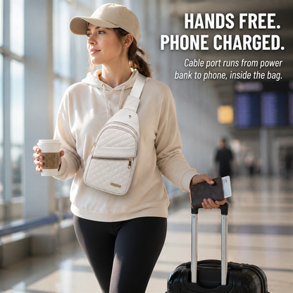 VertaCarry™ — Skip the Tote and Hold Your Day in Three Zip Pockets
