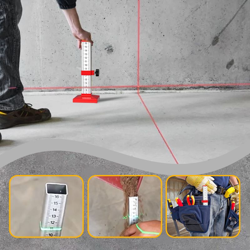 🔥Lay Floor Tile Level Height Measuring Ruler