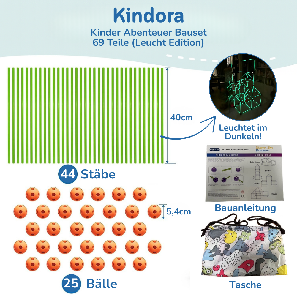 Kindora - Kids' Adventure Construction Set