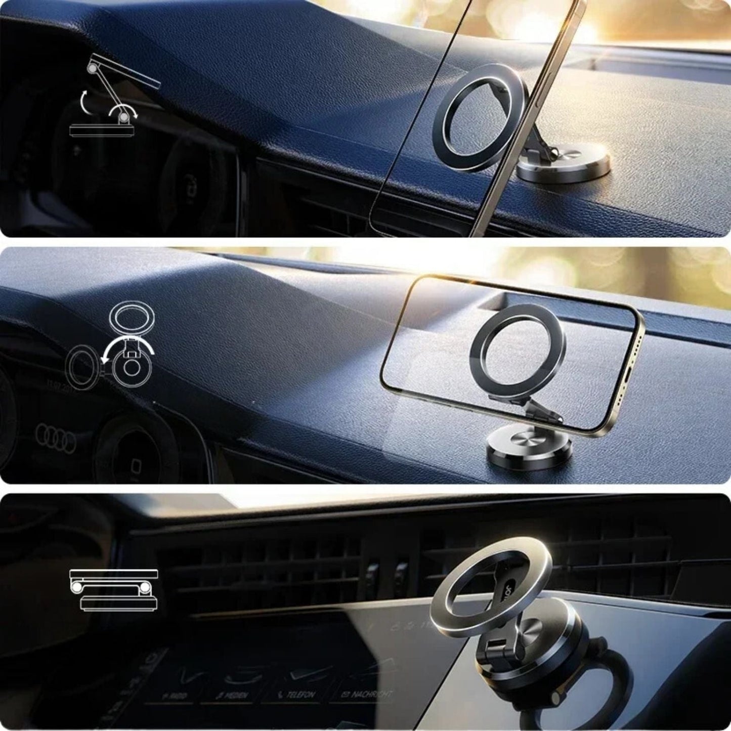 FlexiGrip™ — Drive Safer with Unbreakable Phone Hold | 50% Off
