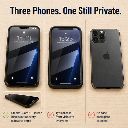 StealthGuard™ Privacy Armor — Stop Screen Peepers and Shield Both Sides Instantly