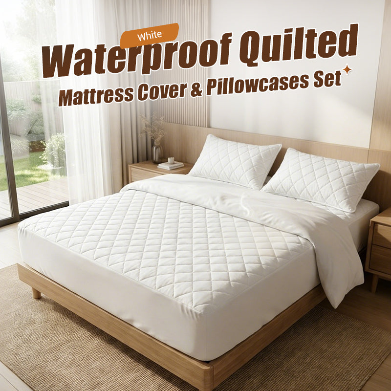 SnoozeShield™ — Wrap Your Bed in Heavenly Softness and Total Stain Defense
