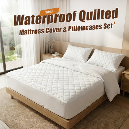 SnoozeShield™ — Wrap Your Bed in Heavenly Softness and Total Stain Defense