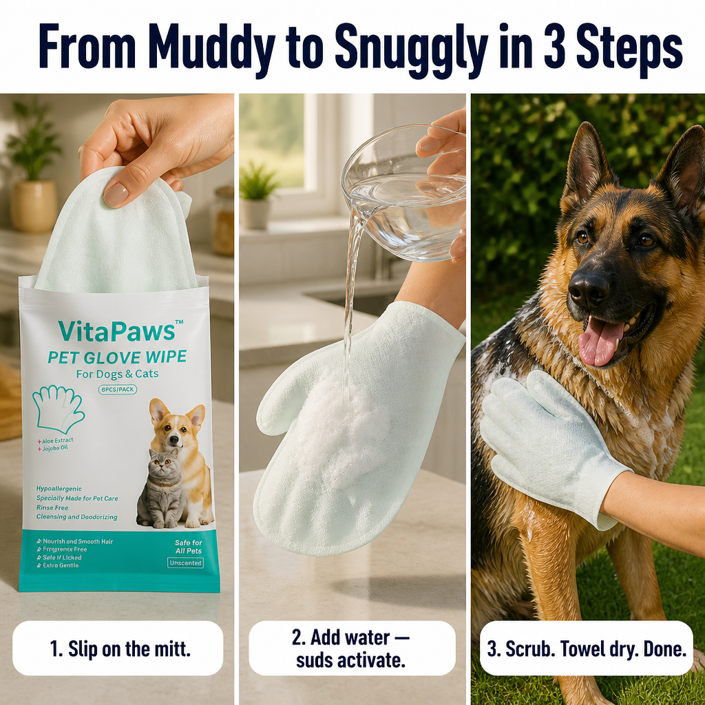 VitaPaws™ — Clean Your Dog Without the Tub, the Hose, or the Tears