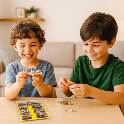 NeuroTwist™ Metal Ring Puzzle Set — Ignite Laser Focus and Unlock Your Brain’s True Power