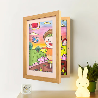 BrightFrame™ — Turn Your Child’s Art into a Proud, Clutter-Free Celebration Every Day