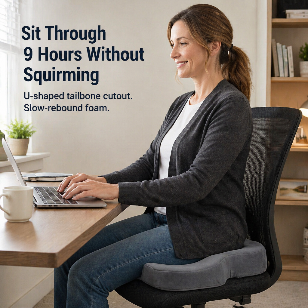 BackEase™ — Enjoy Full-Day Relief From Tailbone Pain With Divine Support