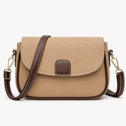 SolaraVera™ – Timeless Pebbled Leather Crossbody with Magnetic Snap