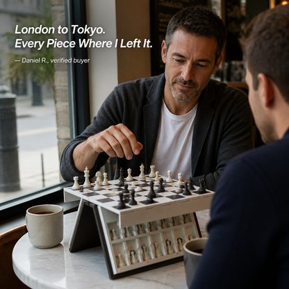 ScripturaChess™ — Conceal a Genuine Chess Set Within a Hardcover Book