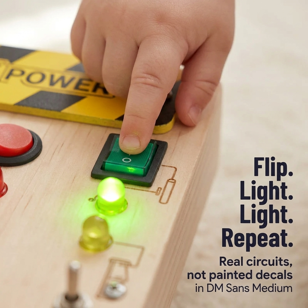BrillioPlay™ — Let Little Hands Control Real Switches, Lights and Music to Learn