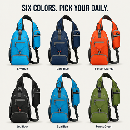SmartPack™ — Hold Your Phone, Wallet & Water Bottle Minus the Backpack Baggage