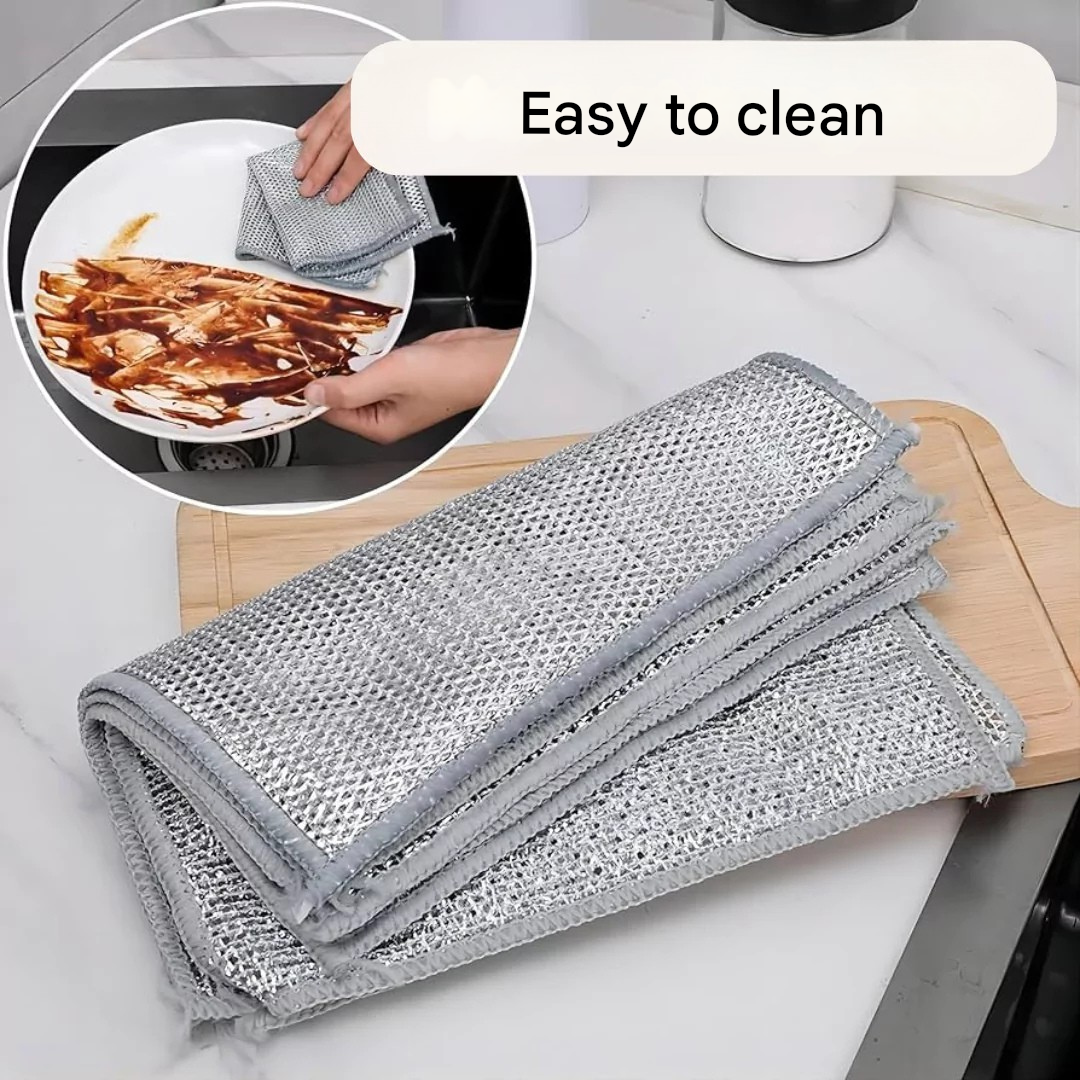 LumeMesh™ — Scratch-Free Shine That Makes Cleaning Feel Like Magic