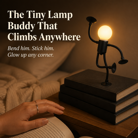 LumaEase™ — Place a Cozy Glow Lamp Companion on Any Shelf, Desk, or Bedside